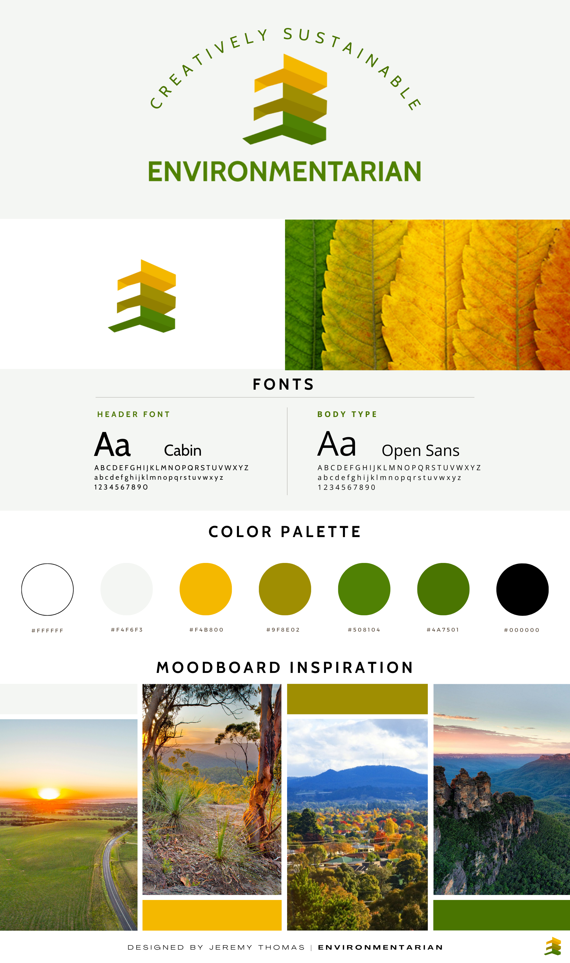 Environmentarian Branding Kit: Creatively Sustainable