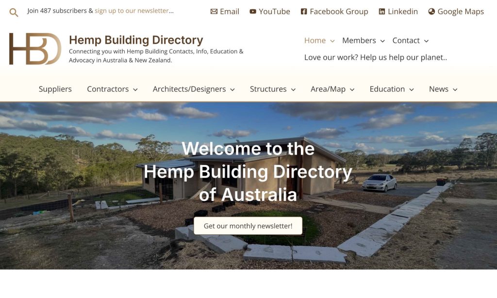 Hemp Building Directory by Environmentarian