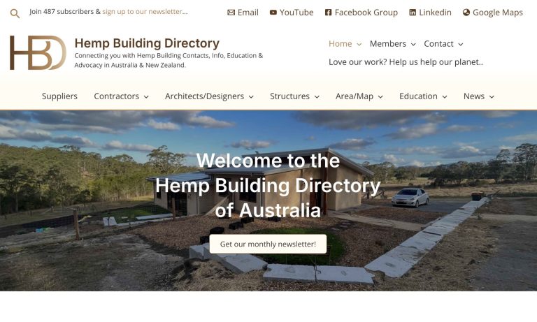 Hemp Building Directory by Environmentarian