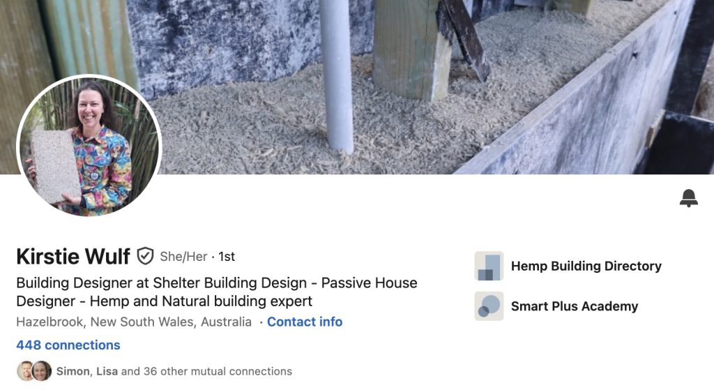 Kirstie Wulf, Founder Shelter Building Design, testimonial