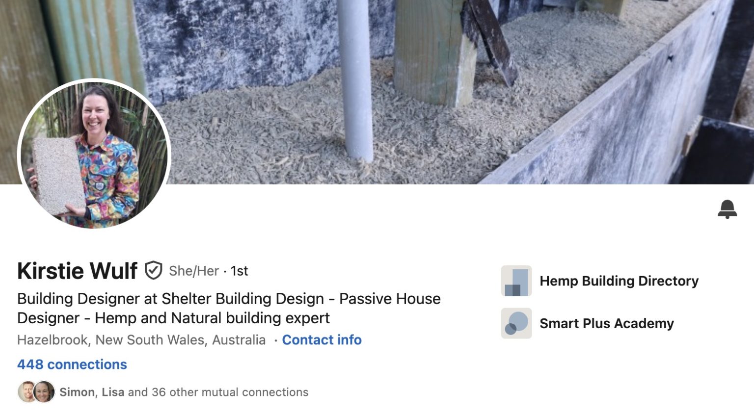 Kirstie Wulf, Founder Shelter Building Design, testimonial