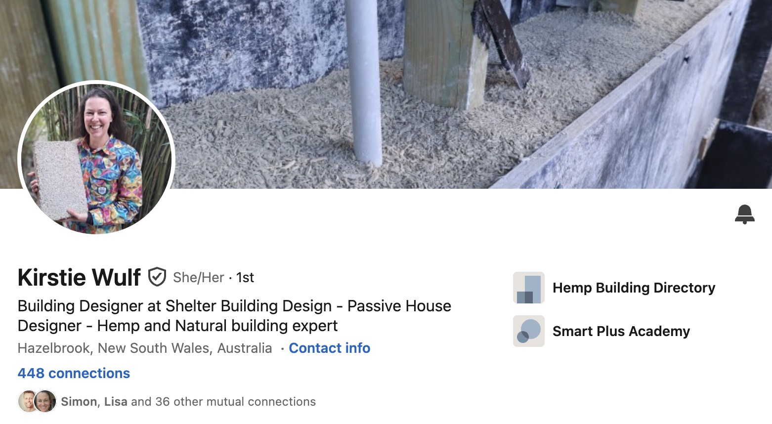 Kirstie Wulf, Founder Shelter Building Design, testimonial