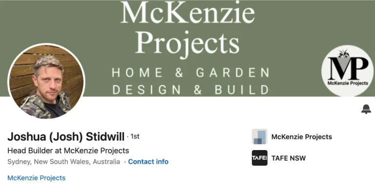 Josh Stidwill, Mackenzie Projects