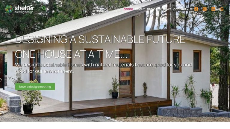 Brand Evolution & Website Rebuild for Shelter Building Design