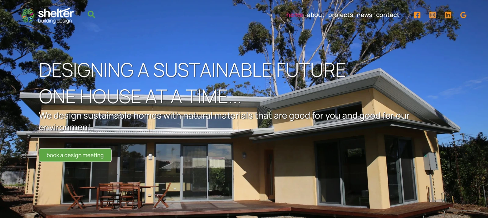 Brand Evolution & Website Rebuild for Shelter Building Design