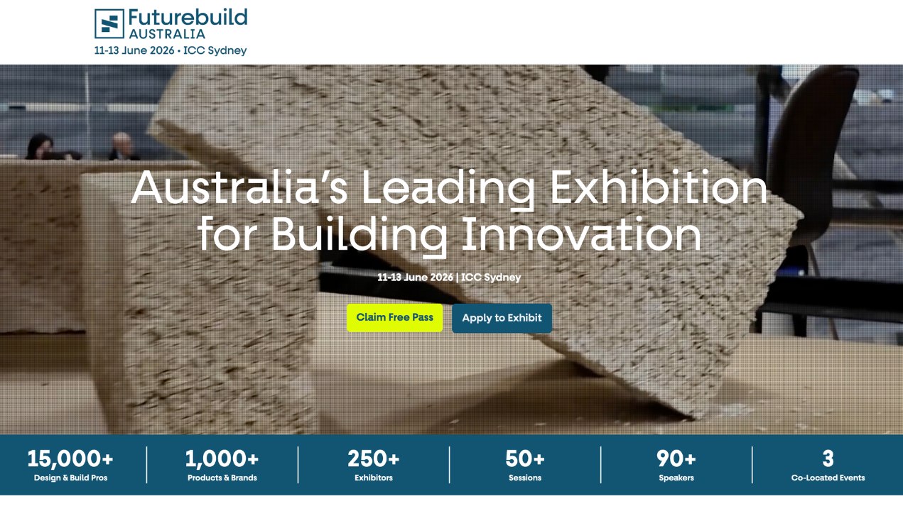 Jeremy Thomas to Moderate Futurebuild Australia 2026 Panel on Bio-Based Building Materials